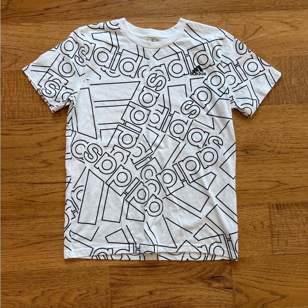 Adidas Patterned Short Sleeve T Shirt